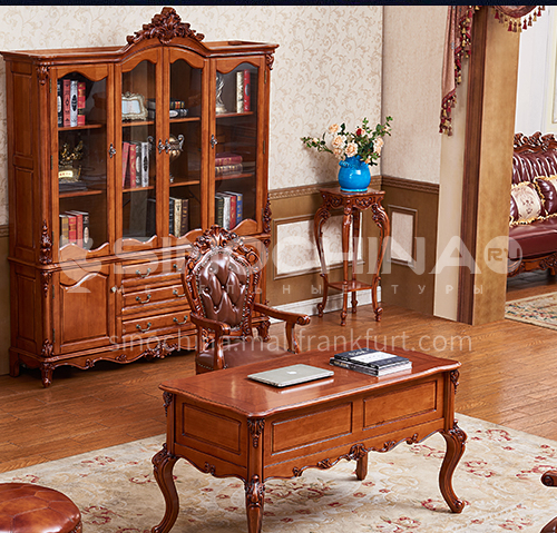 GH-1234- bookcase solid wood study room bookcase classical style